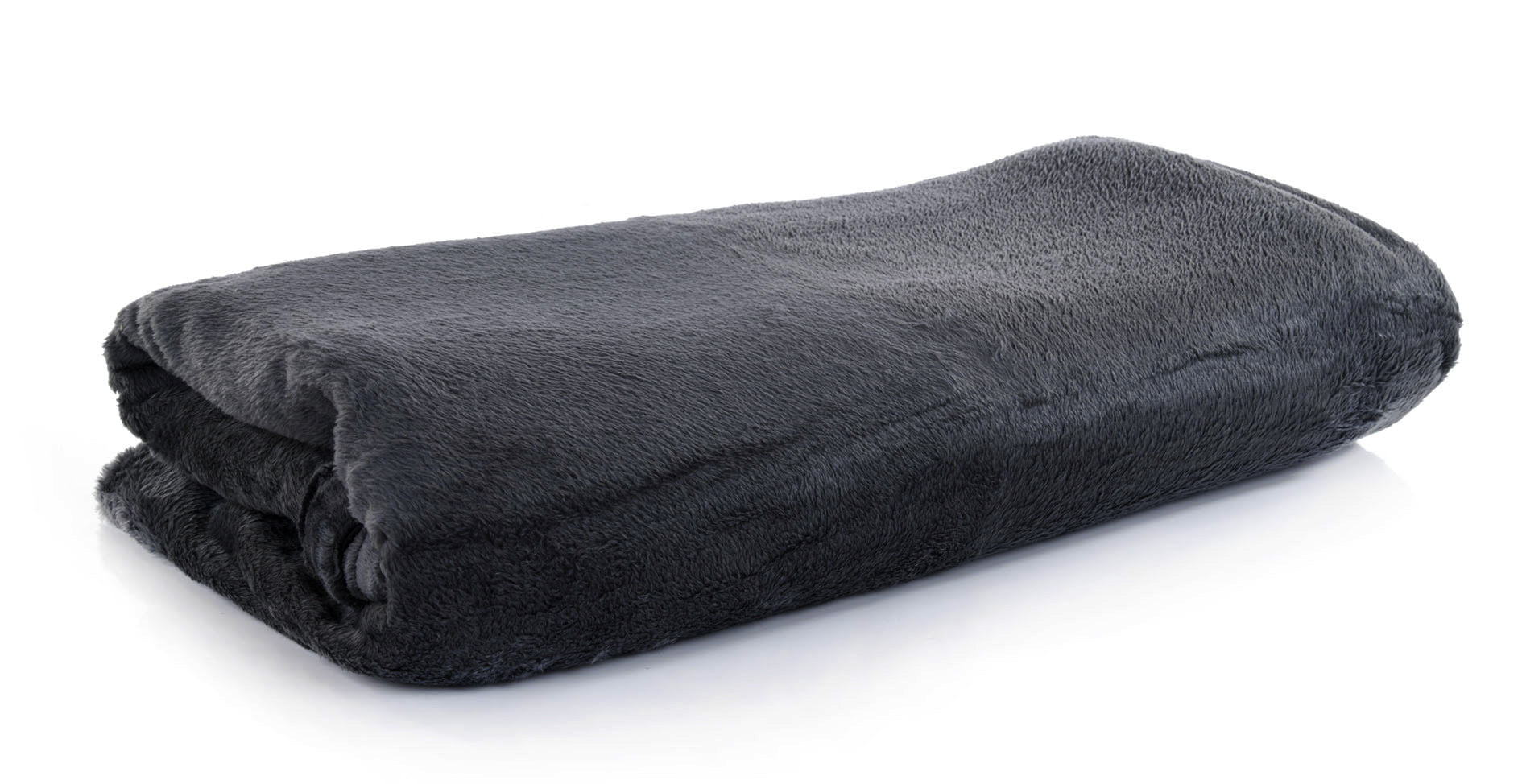 Plaid Polaire Noir Chaud