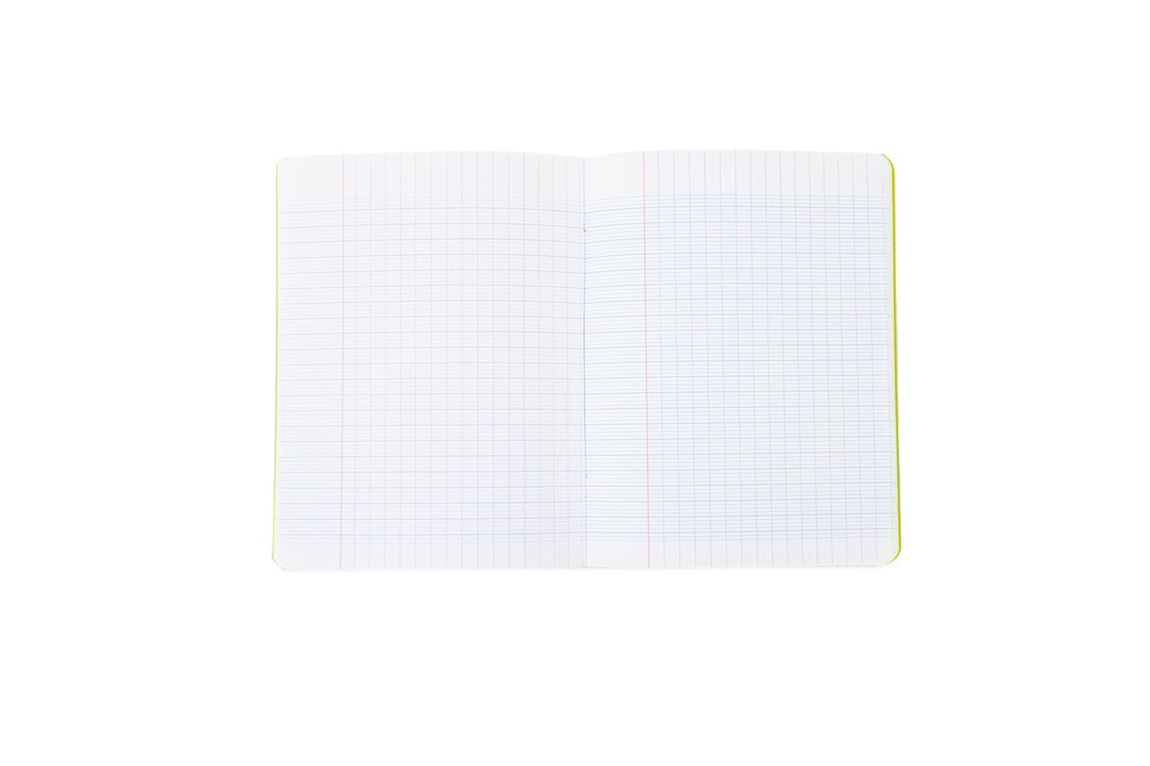 Mintra Cahiers 17X22 - Agrafé - Grands carreaux Seyès - Couverture plastique