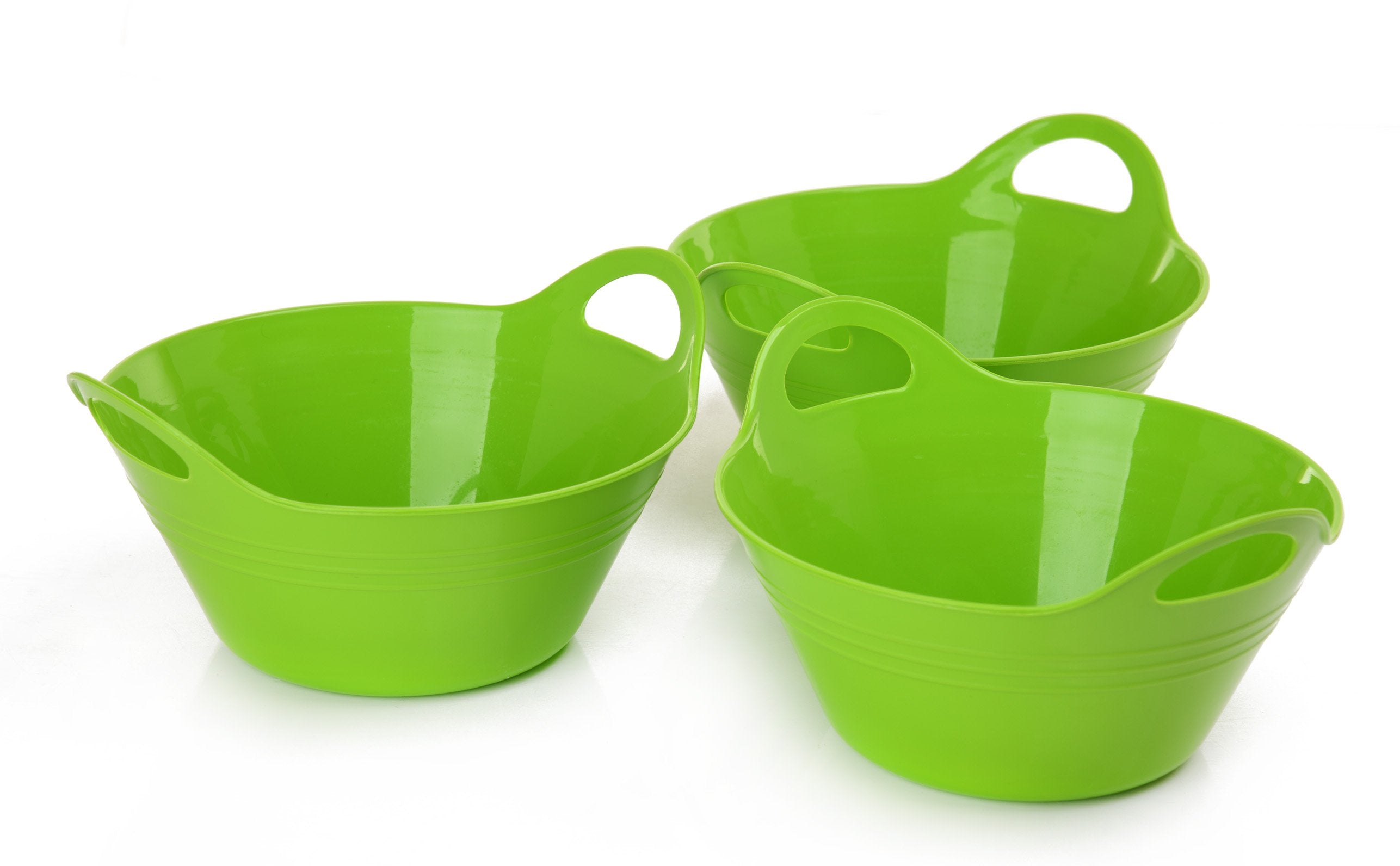 Mintra Home - Bol en Plastique avec poignées, Lot de 3 (petit, 970 ml) - Mintra France
