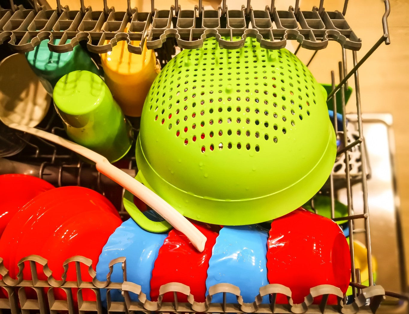 Mintra Plastic Colander - Pack of 3