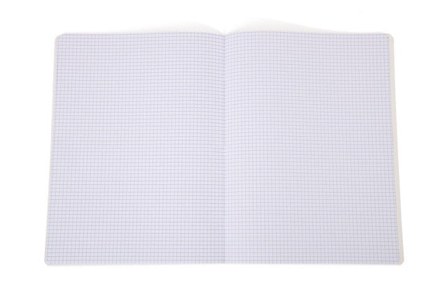 Mintra Notebooks 24X32 - Stapled - Small 5x5 squares - Plastic cover - 96 pages 