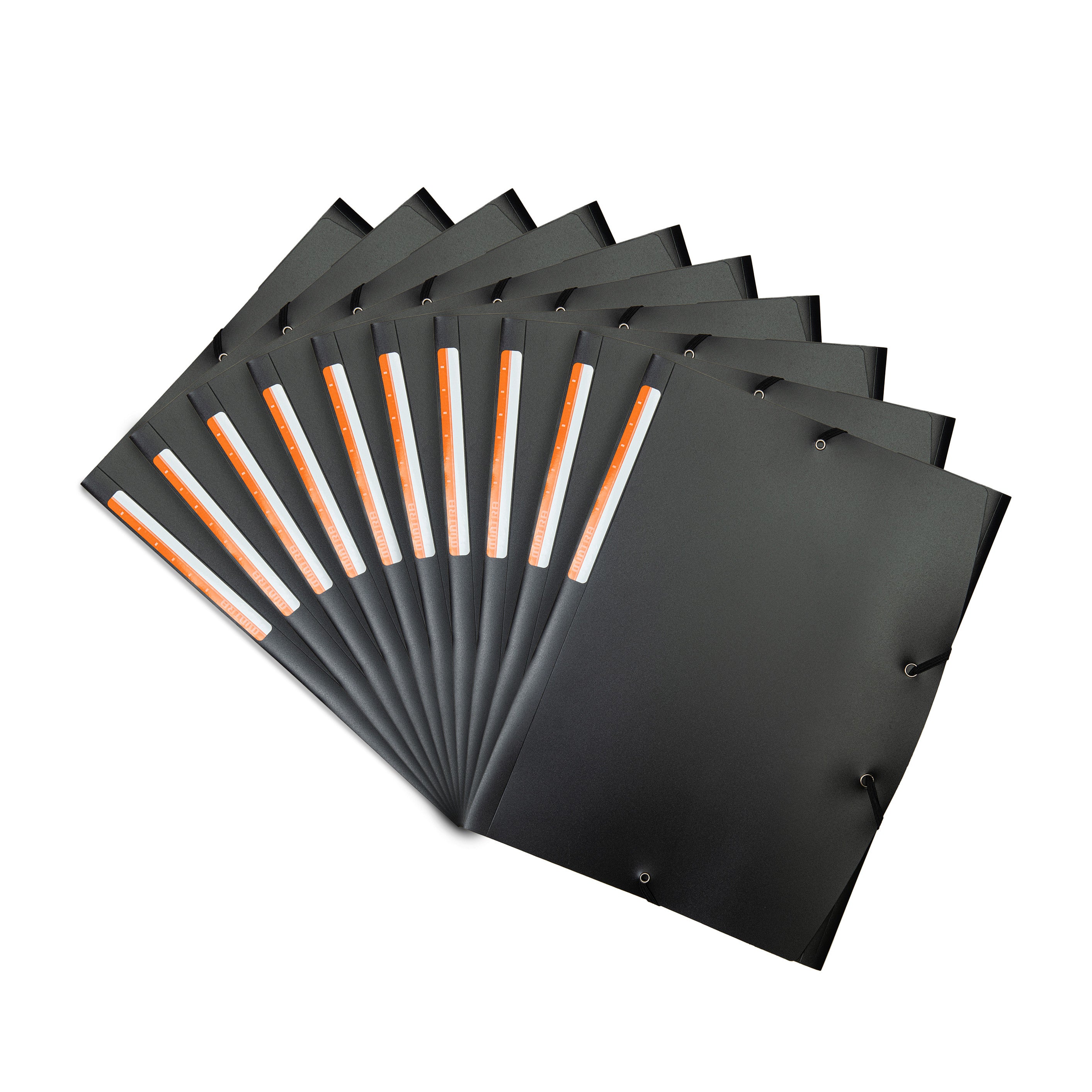 Mintra Pack of 10 3-flap pockets - Polypropylene - Premium 