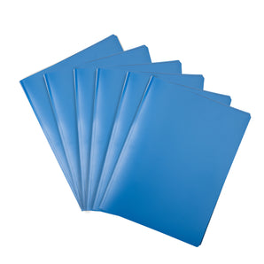 Mintra Lot de 6 Protège-documents - Polypropylène - Premium - Bleu