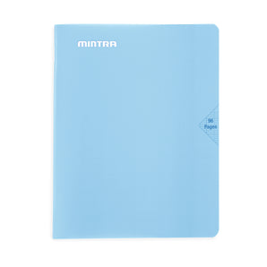 Mintra Pack of 10 notebooks - Stapled - Large Seyès squares - Plastic cover - 96 pages