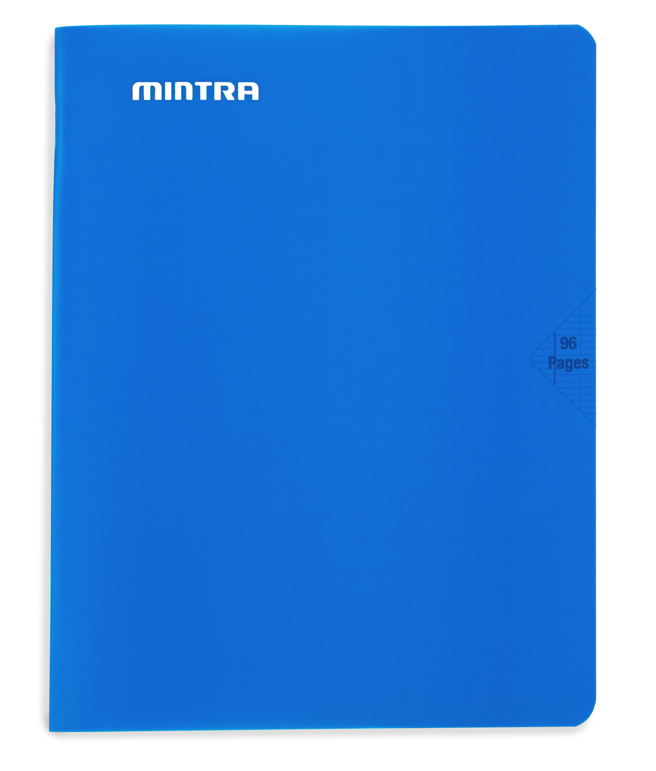 Mintra Notebooks 24X32 - Stapled - Large Seyès Squares - Plastic Cover