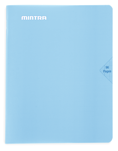 Mintra Cahiers 17X22 - Agrafé - Grands carreaux Seyès - Couverture plastique