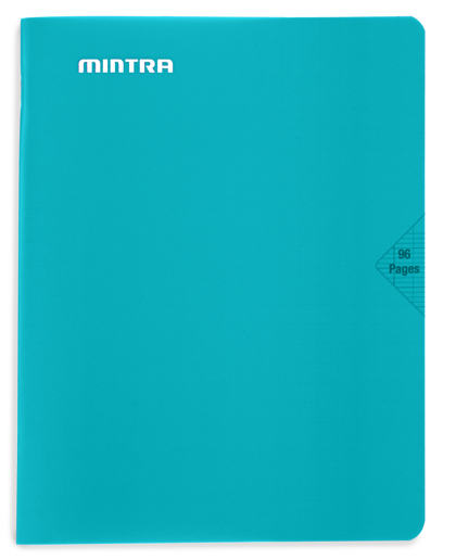 Mintra Cahiers 17X22 - Agrafé - Grands carreaux Seyès - Couverture plastique