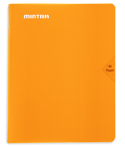 Mintra Cahiers 17X22 - Agrafé - Grands carreaux Seyès - Couverture plastique