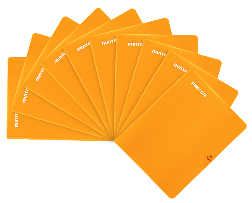 Mintra Cahiers 17X22 - Agrafé - Grands carreaux Seyès - Couverture plastique