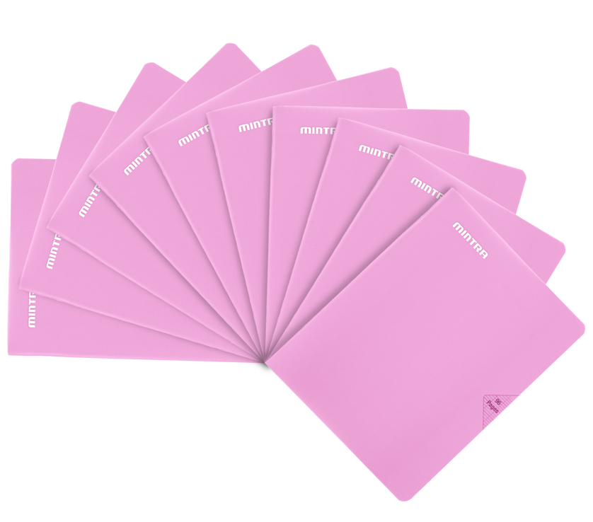 Mintra Cahiers 17X22 - Agrafé - Grands carreaux Seyès - Couverture plastique