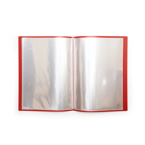 Mintra Pack of 6 Document Protectors - Polypropylene - Premium - Red