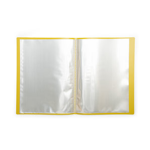 Mintra Set of 3 Document Protectors - Polypropylene - Premium - Yellow