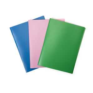 Mintra Set of 3 Document Protectors - Polypropylene - Customizable - Colors