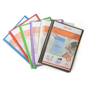 Mintra Set of 6 Document Protectors - Polypropylene - Customizable