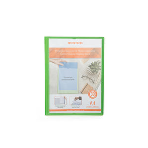 Mintra Set of 3 Document Protectors - Polypropylene - Customizable - Colors