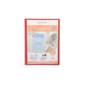 Mintra Set of 3 Document Protectors - Polypropylene - Customizable - Colors