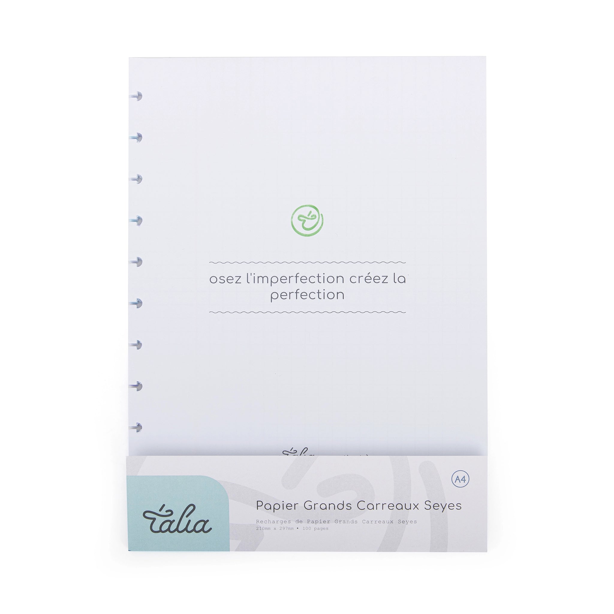 Talia A4-  Recharge de papier - Grand Carreaux