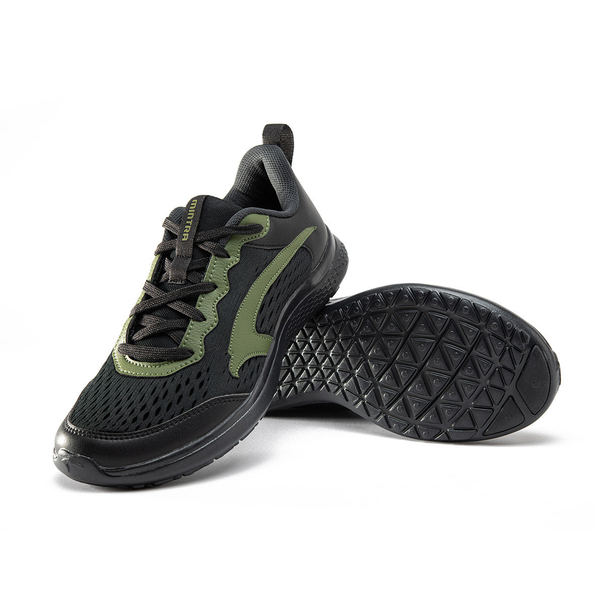 Mintra Edge - Chaussures de running - Femmes - Noir/Vert Olive