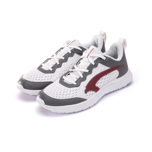 Mintra Edge - Running shoes - Men - White/Grey/Burgundy