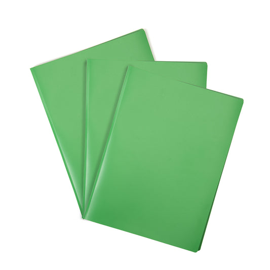 Mintra Lot de 3 Protège-documents - Polypropylène - Premium - Vert