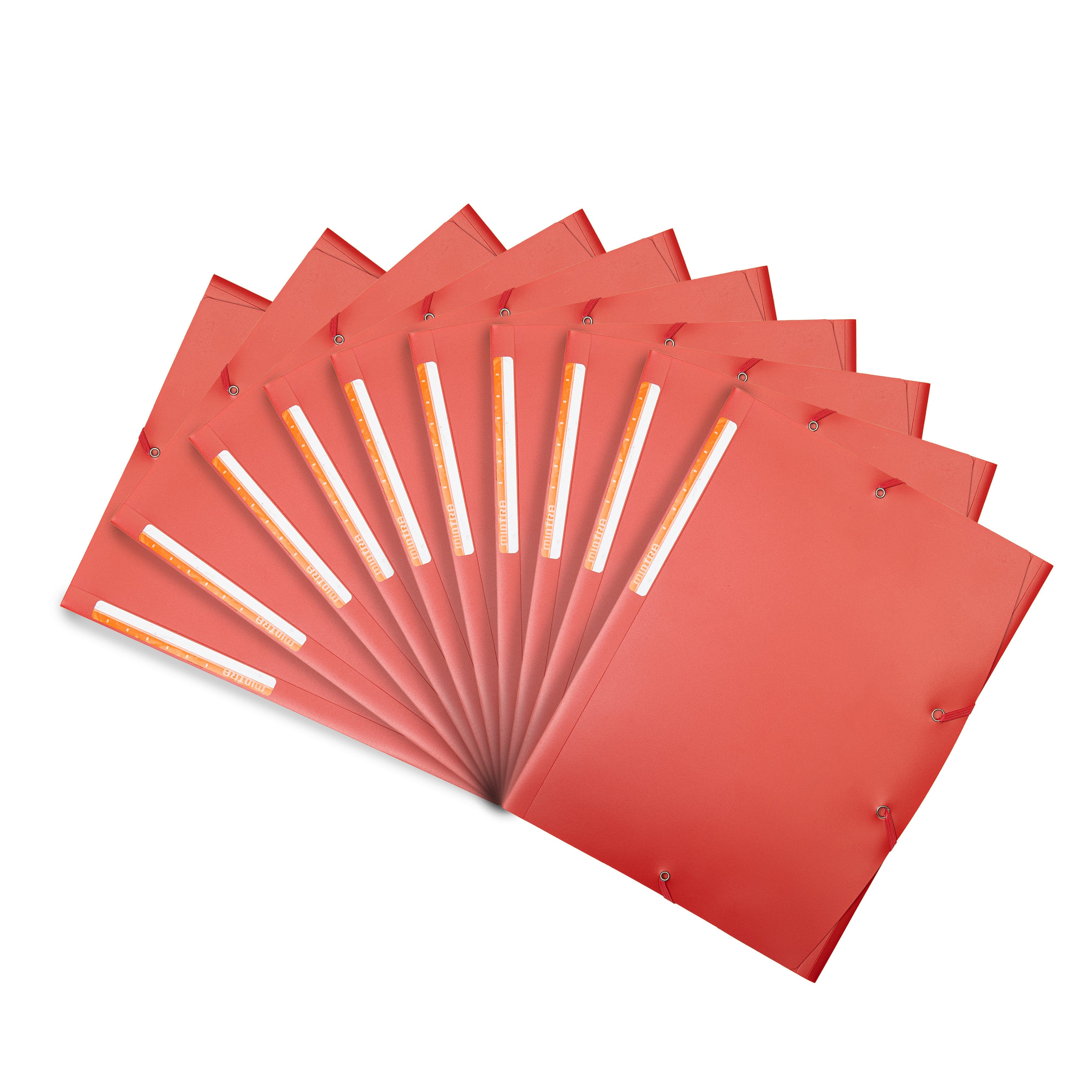 Mintra Pack of 10 3-flap pockets - Polypropylene - Premium 