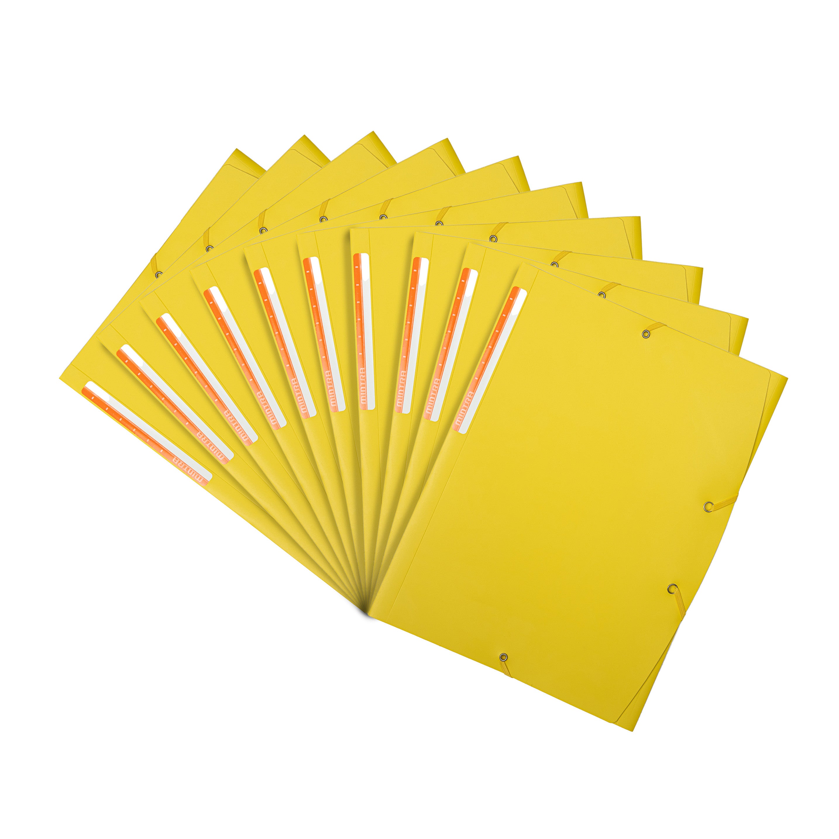 Mintra Pack of 10 3-flap pockets - Polypropylene - Premium 