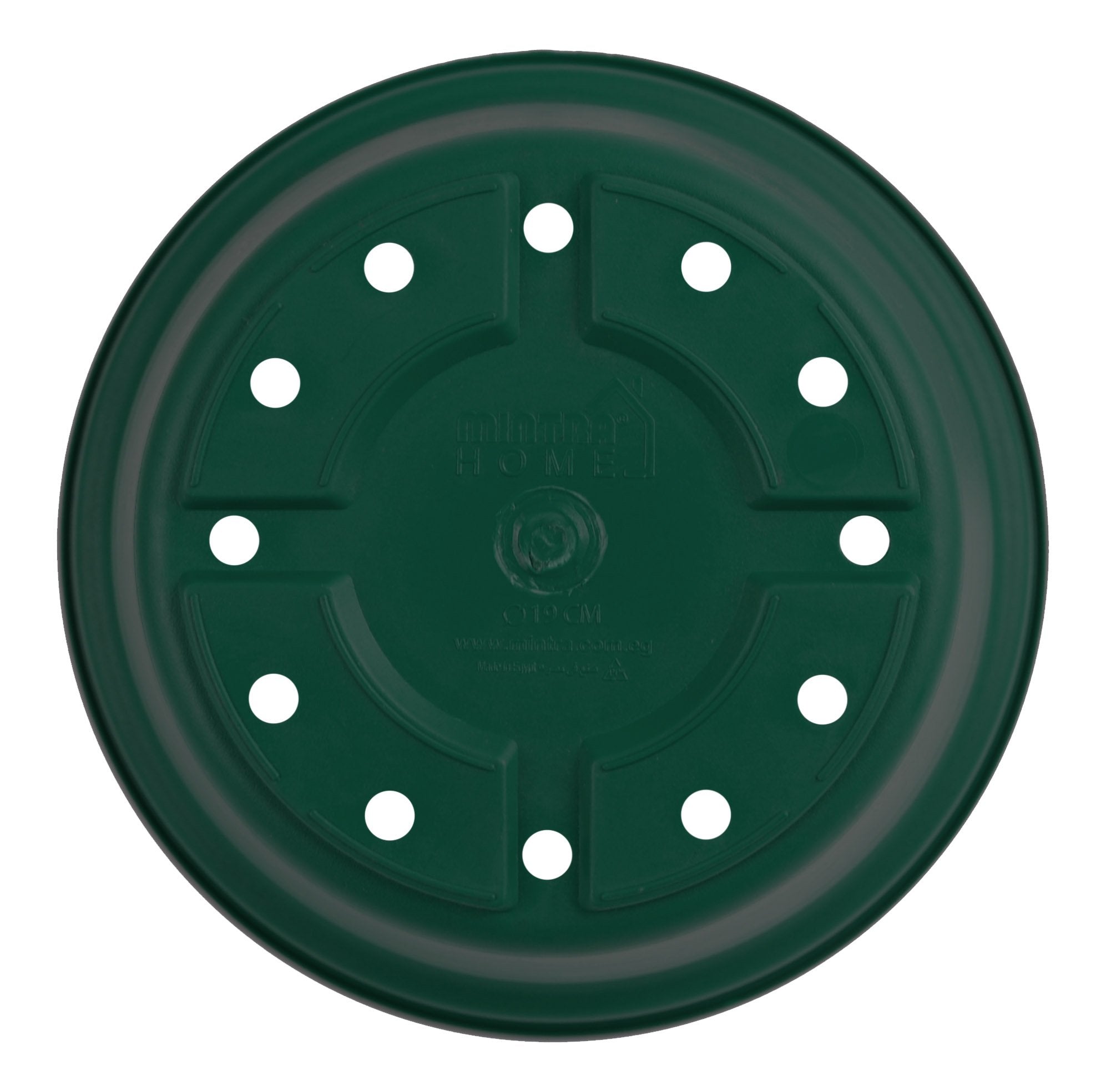 Round Plant Pots With Base (4 Pack, 6in) - Mintra France