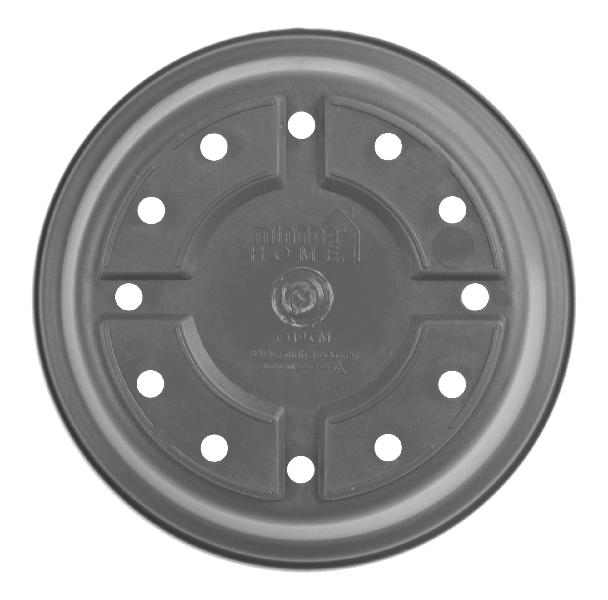 Round Plant Pots With Base (4 Pack, 6in) - Mintra France