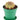 Pots de Jardin Rond avec plat circulaire (17cm, Lot de 4)