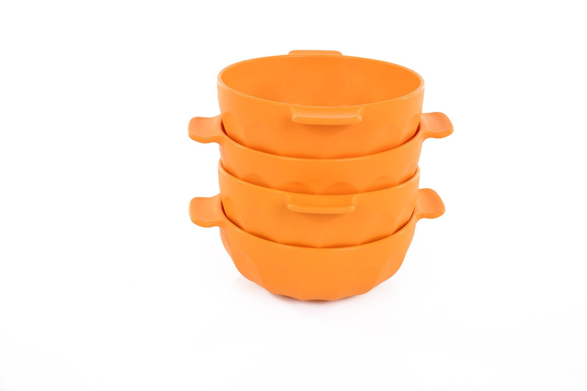 Mintra Home-Bol en plastique incassable - Bol avec 2 poignées (Lot de 4 - Petit) - Mintra France