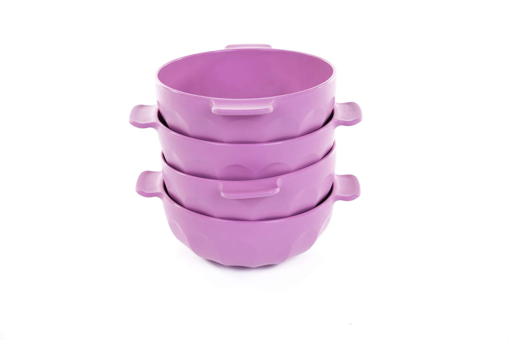 Mintra Home-Bol en plastique incassable - Bol avec 2 poignées (Lot de 4 - Petit) - Mintra France
