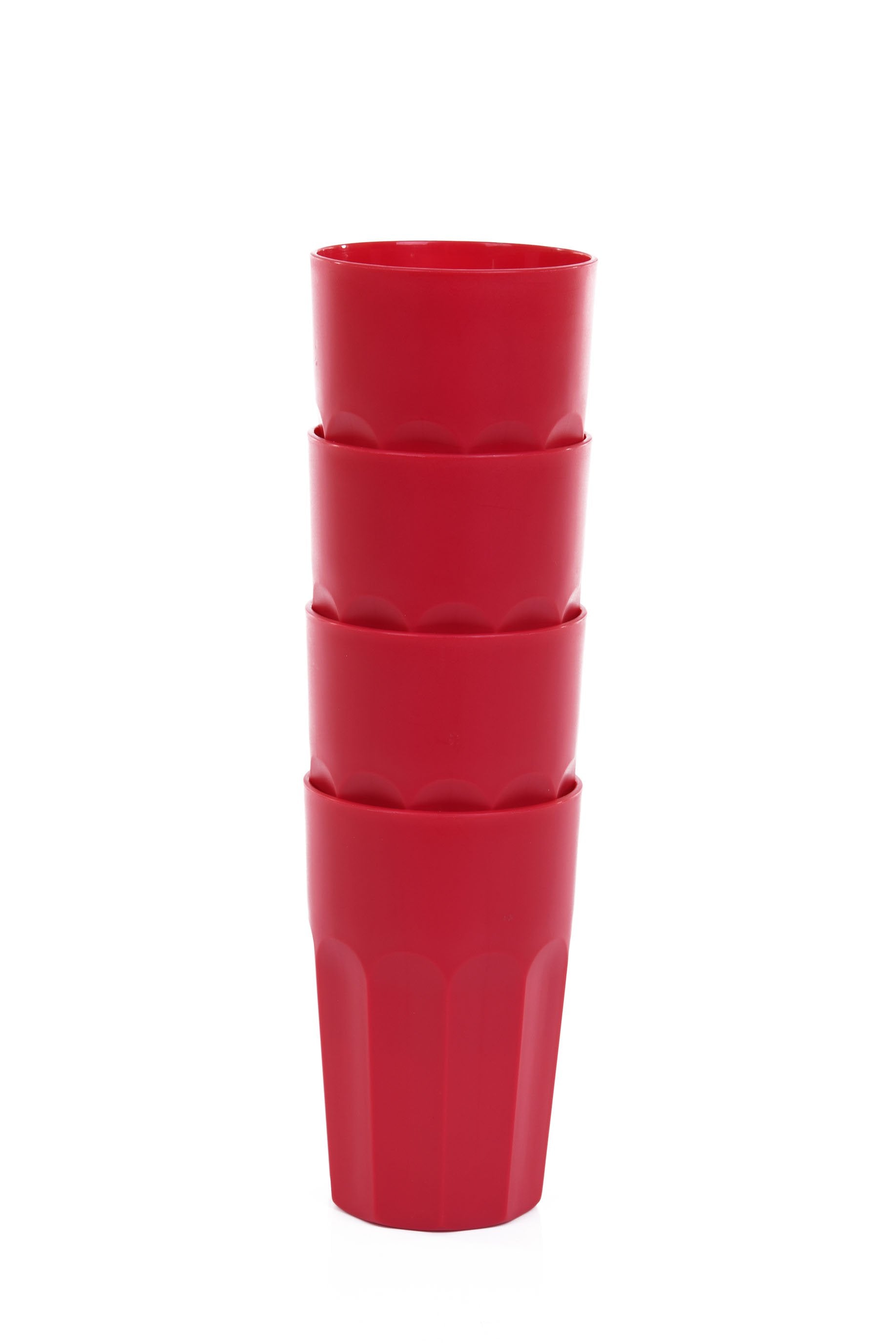 Mintra Home - Grand Verre en Plastique Incassable 450ml (Lot de 4) - Mintra France