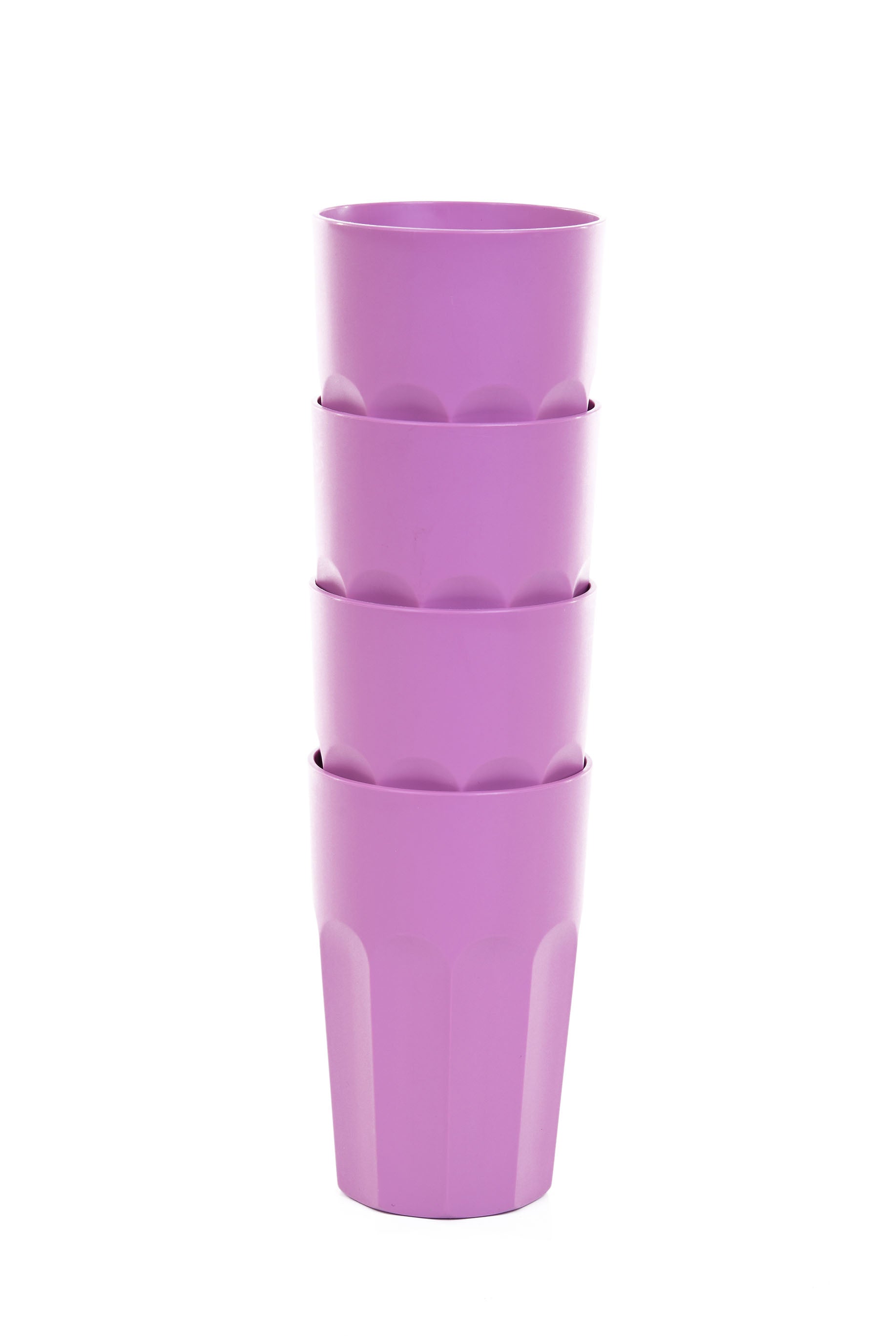 Verres en Plastique Incassables 330ml (Collection Bold, Lot de 4)
