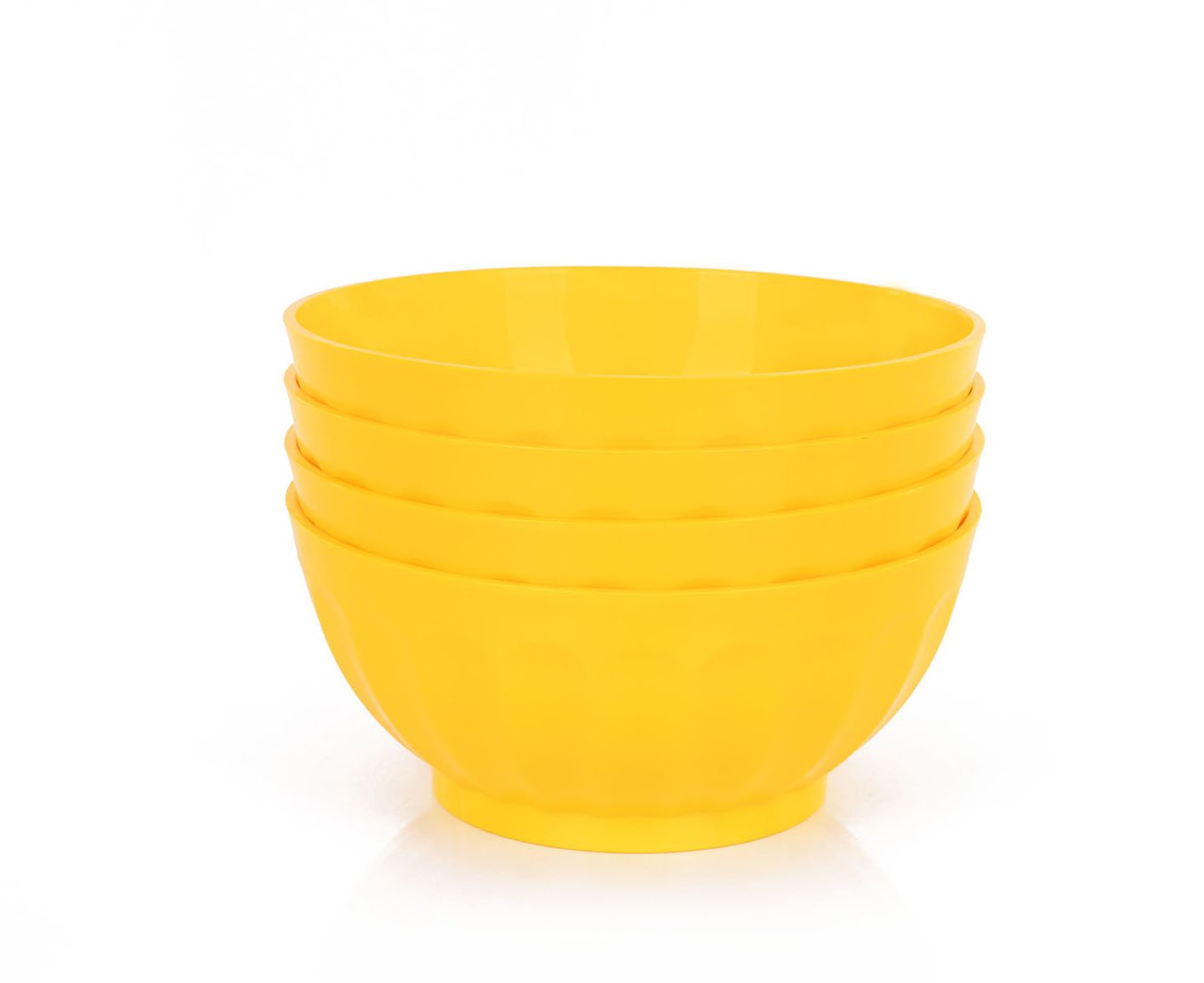 Bol en plastique incassable - (Lot de 4) Grand 1.8 L - Mintra France