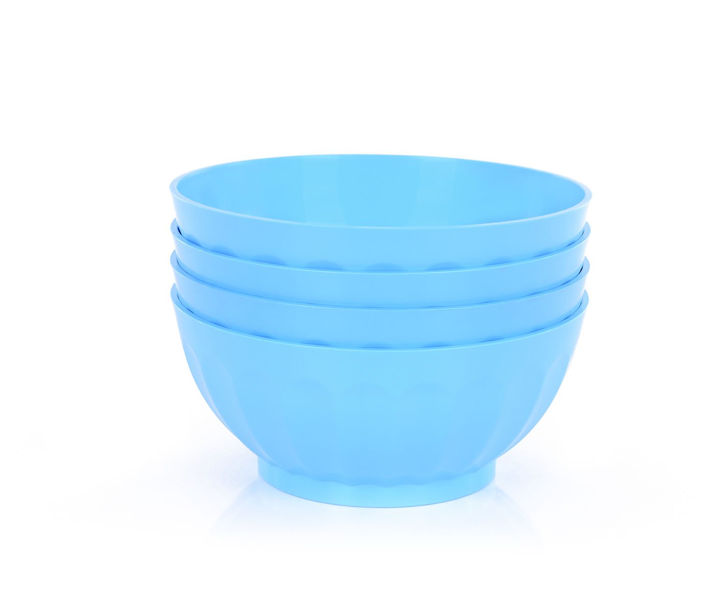 Bol en plastique incassable - (Lot de 4) Grand 1.8 L - Mintra France