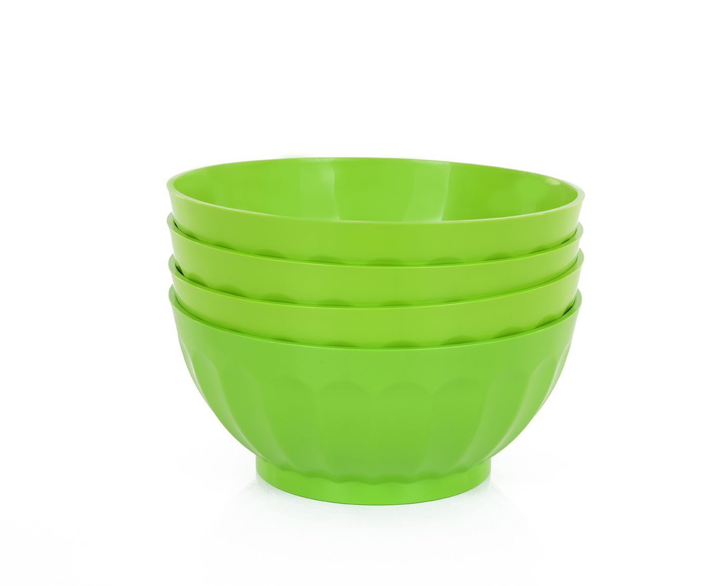 Bol en plastique incassable - (Lot de 4) Grand 1.8 L - Mintra France