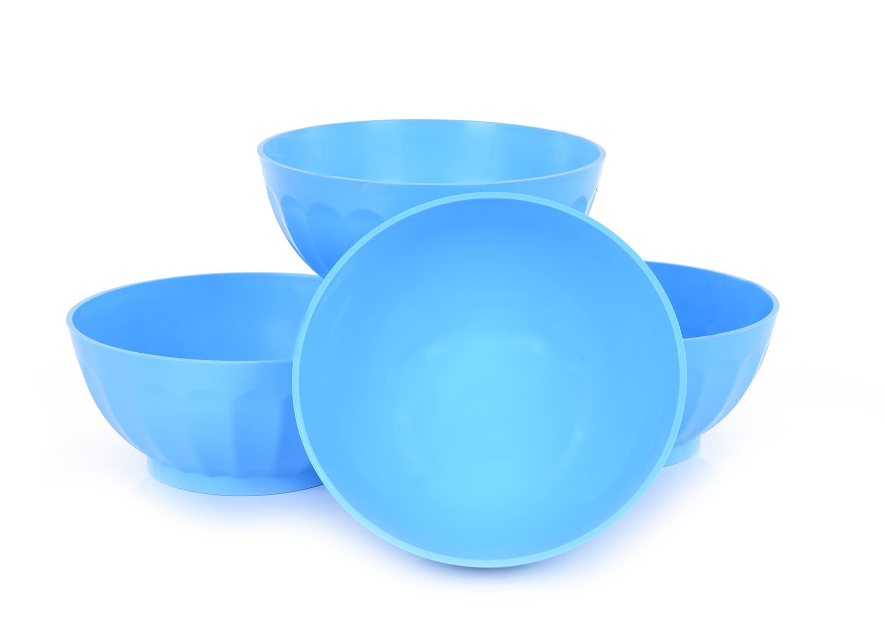 Bol en plastique incassable - (Lot de 4) Grand 1.8 L - Mintra France