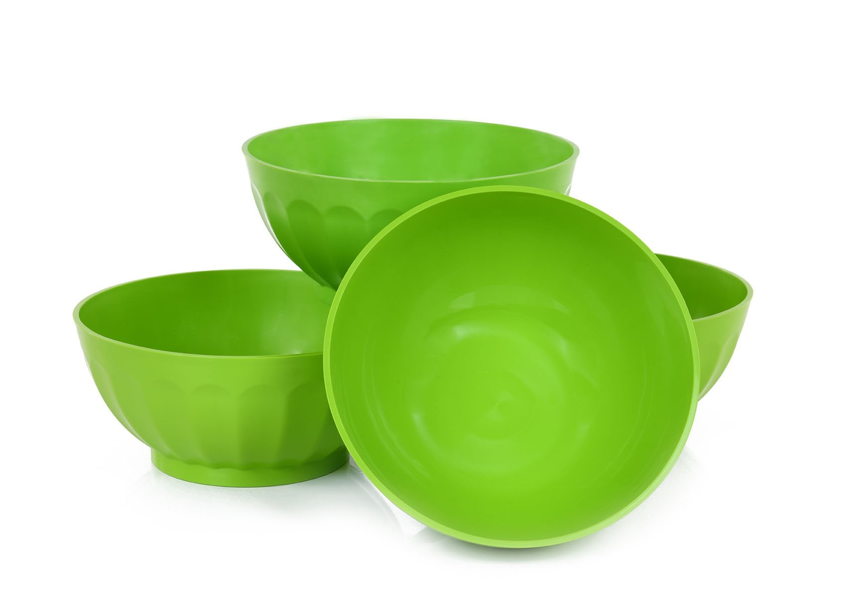 Bol en plastique incassable - (Lot de 4) Grand 1.8 L - Mintra France