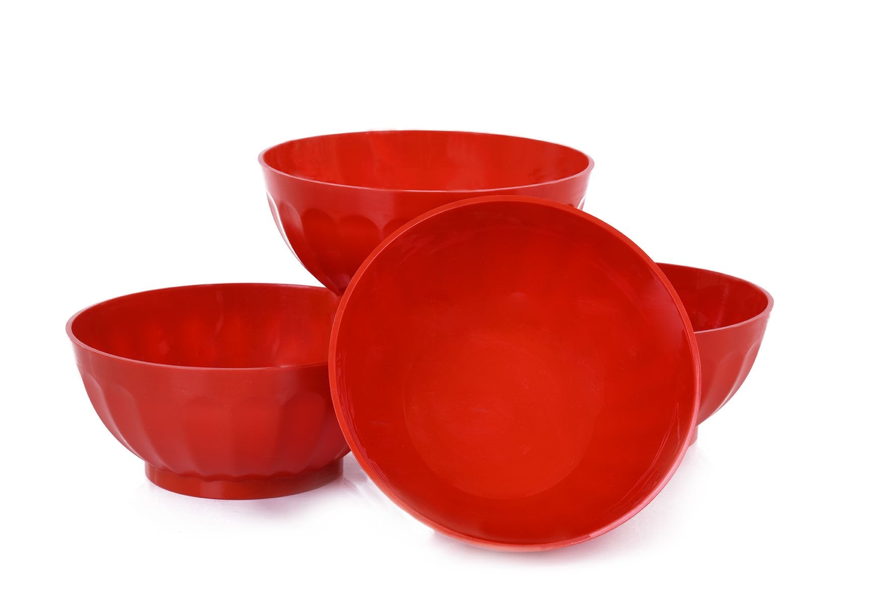Bol en plastique incassable - (Lot de 4) Grand 1.8 L - Mintra France