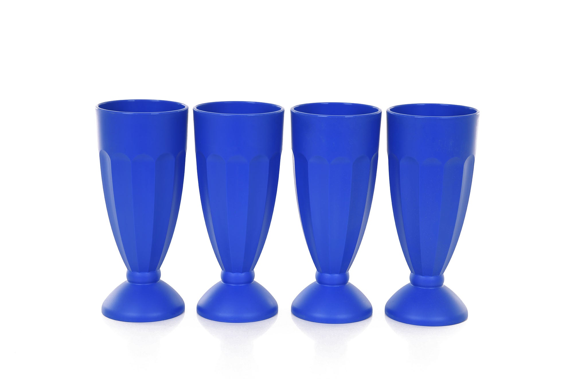 Verres en Plastique Incassables 440ml pour Crème Glacée (Collection Bold, Lot de 4)