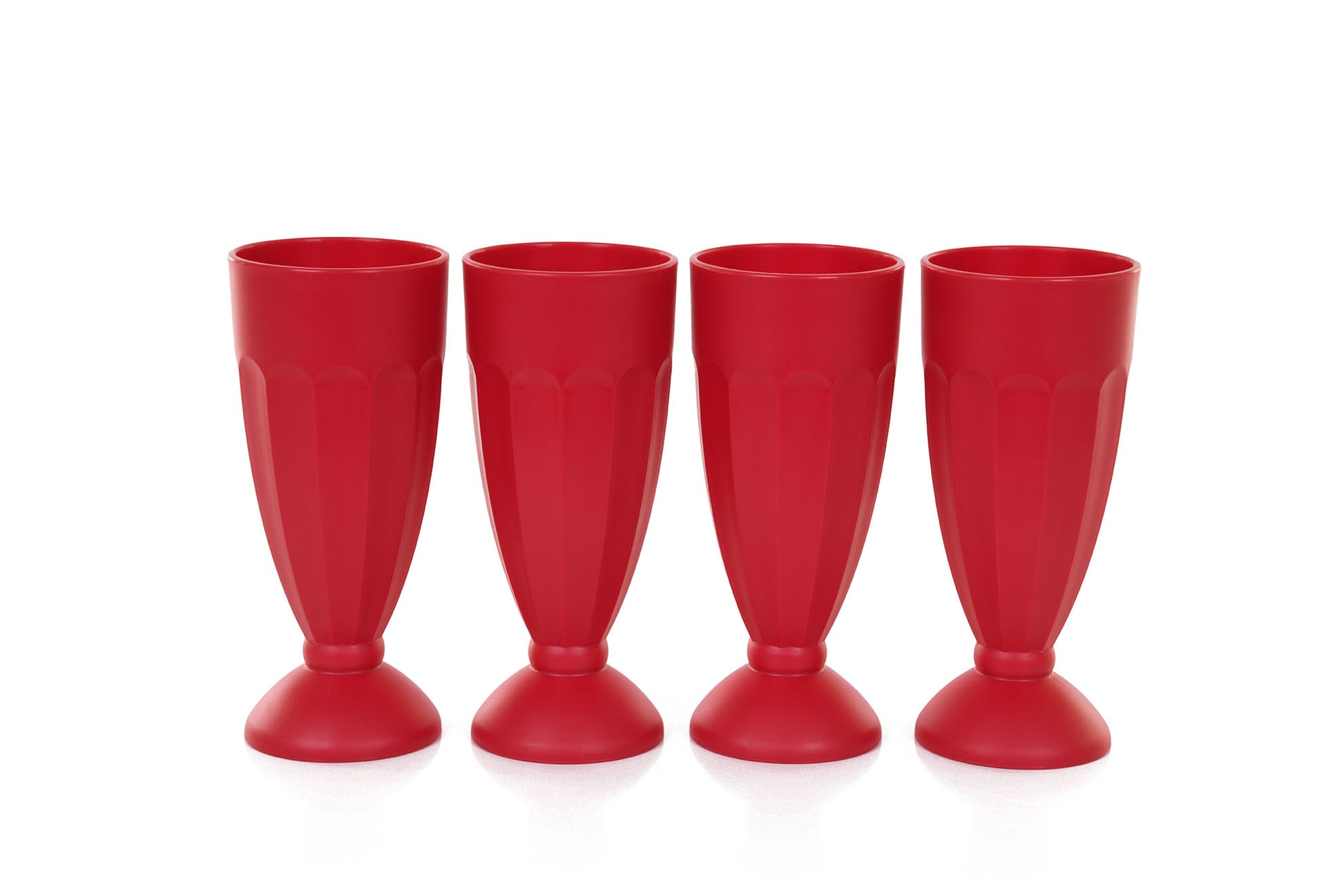 Verres en Plastique Incassables 440ml pour Crème Glacée (Collection Bold, Lot de 4)