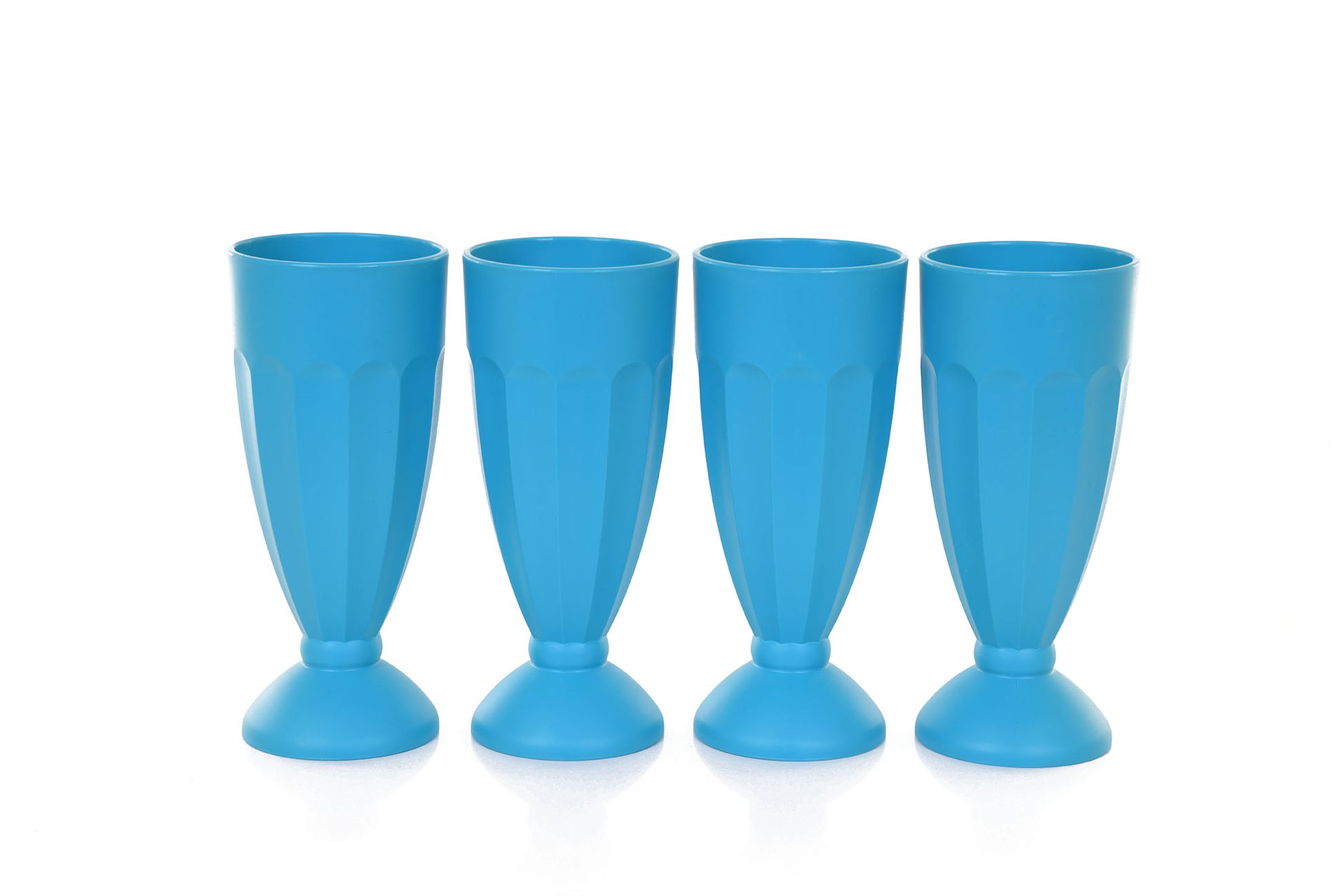 Verres en Plastique Incassables 440ml pour Crème Glacée (Collection Bold, Lot de 4)