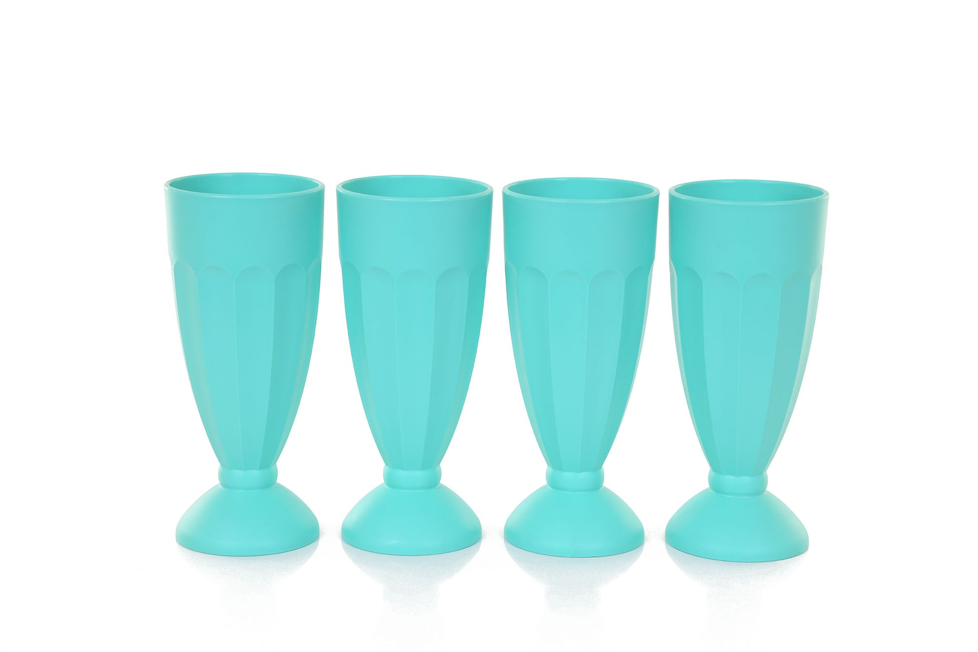 Verres en Plastique Incassables 440ml pour Crème Glacée (Collection Bold, Lot de 4)