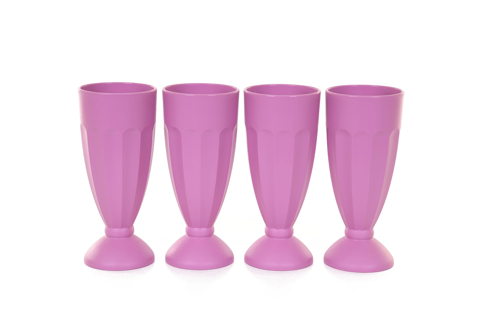 Verres en Plastique Incassables 440ml pour Crème Glacée (Collection Bold, Lot de 4)