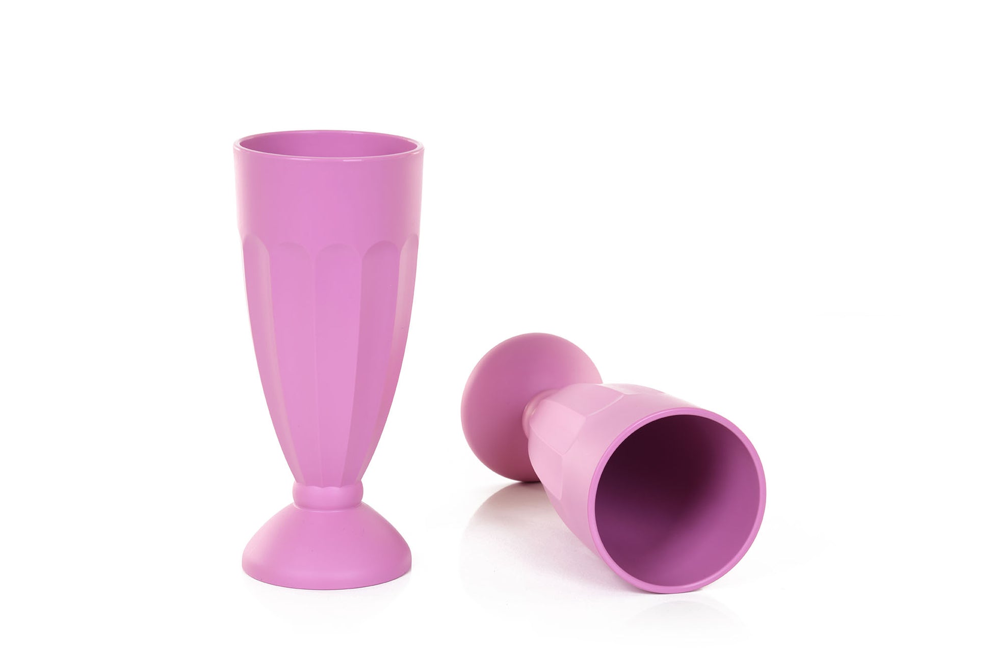 Verres en Plastique Incassables 440ml pour Crème Glacée (Collection Bold, Lot de 4)