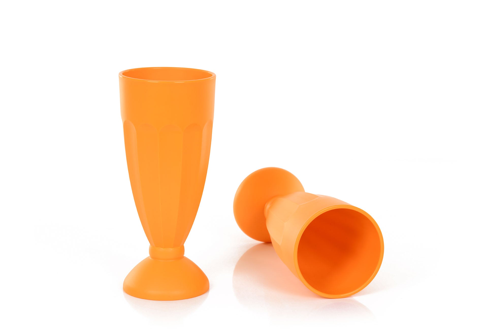 Verres en Plastique Incassables 440ml pour Crème Glacée (Collection Bold, Lot de 4)
