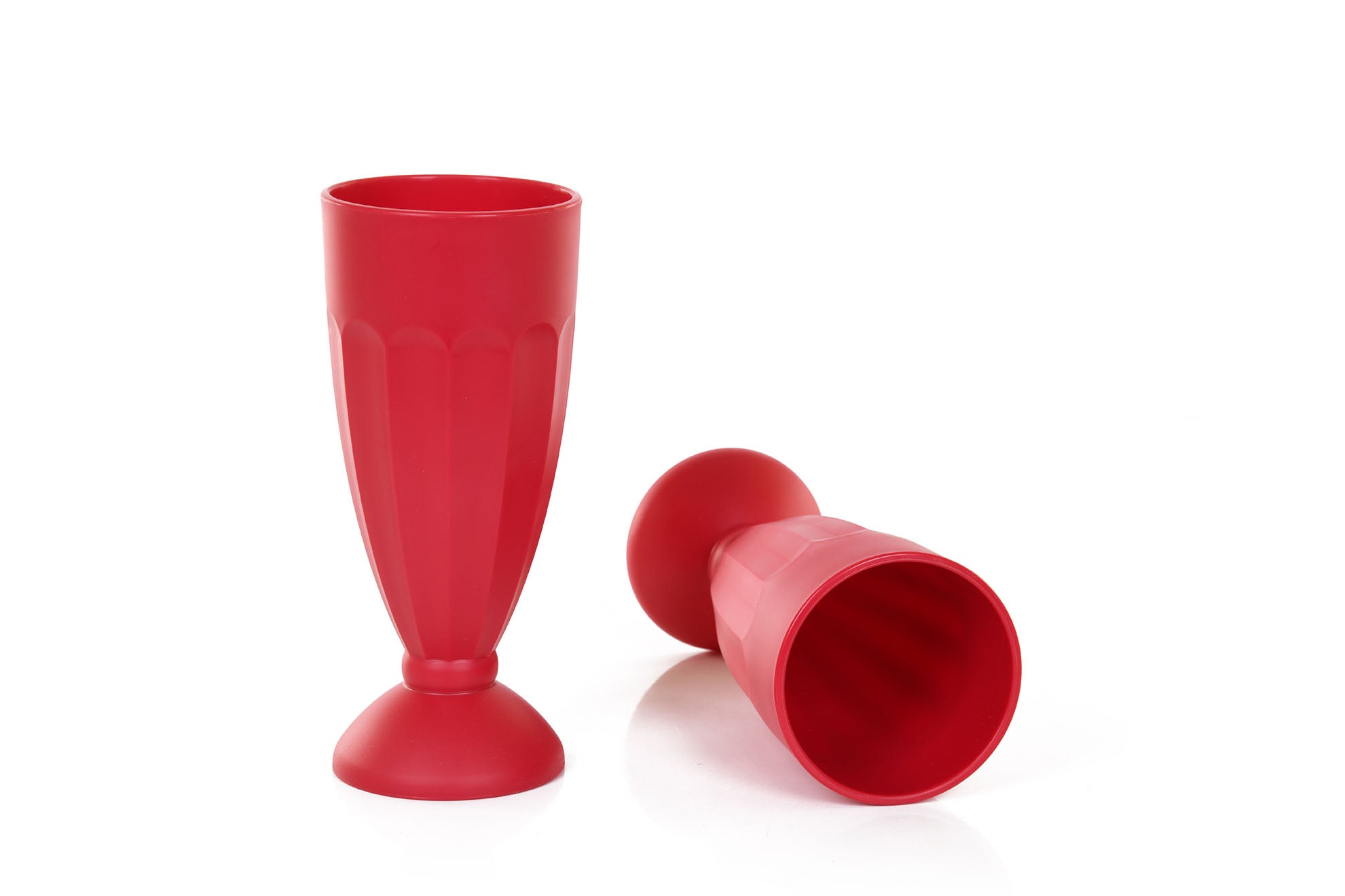 Verres en Plastique Incassables 440ml pour Crème Glacée (Collection Bold, Lot de 4)