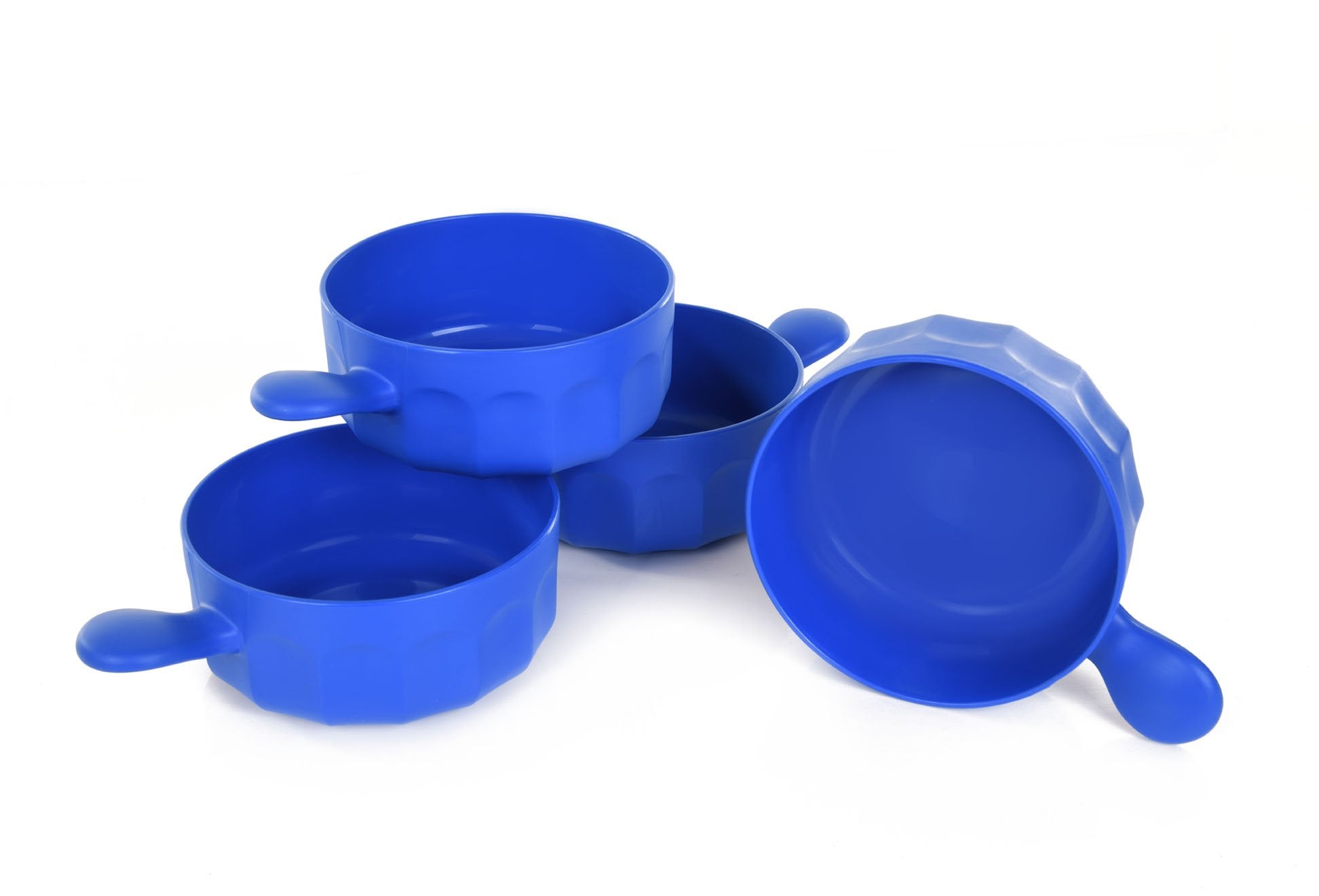 Mintra Home - Bol en Plastique Incassable - Bol avec une poignée 540 ml (Lot de 4) - Mintra France