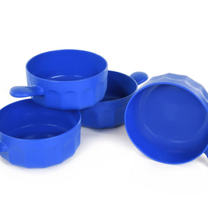 Mintra Home - Bol en Plastique Incassable - Bol avec une poignée 540 ml (Lot de 4) - Mintra France