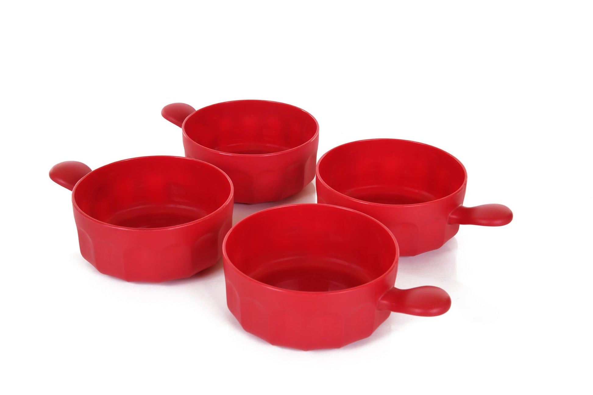 Mintra Home - Bol en Plastique Incassable - Bol avec une poignée 540 ml (Lot de 4) - Mintra France
